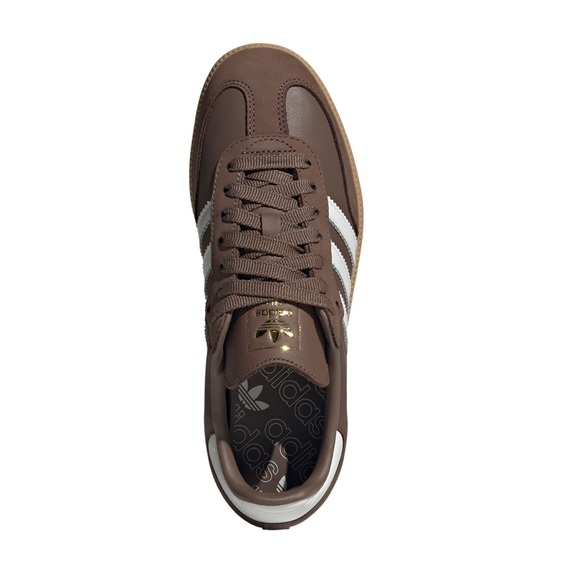 WMNS ADIDAS SAMBA OG HOT CHOCOLATE BROWN TAN CREAM GUM SOLE WOMENS EARTH STRATA - Picture 3 of 11
